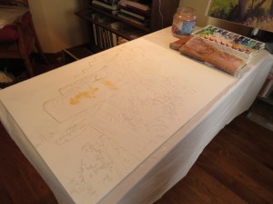 Layout on Plexiglass