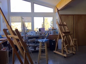 Janice's studio. Beautiful, isn't it!!