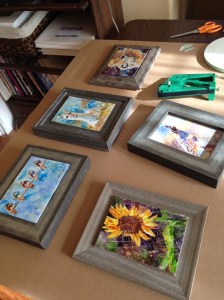 Assembling the frames