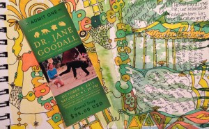 Detail, journal entry Jane Goodall