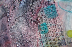 Detail of produce netting pattern