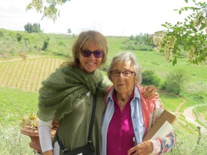 Mom and I in Tuscany