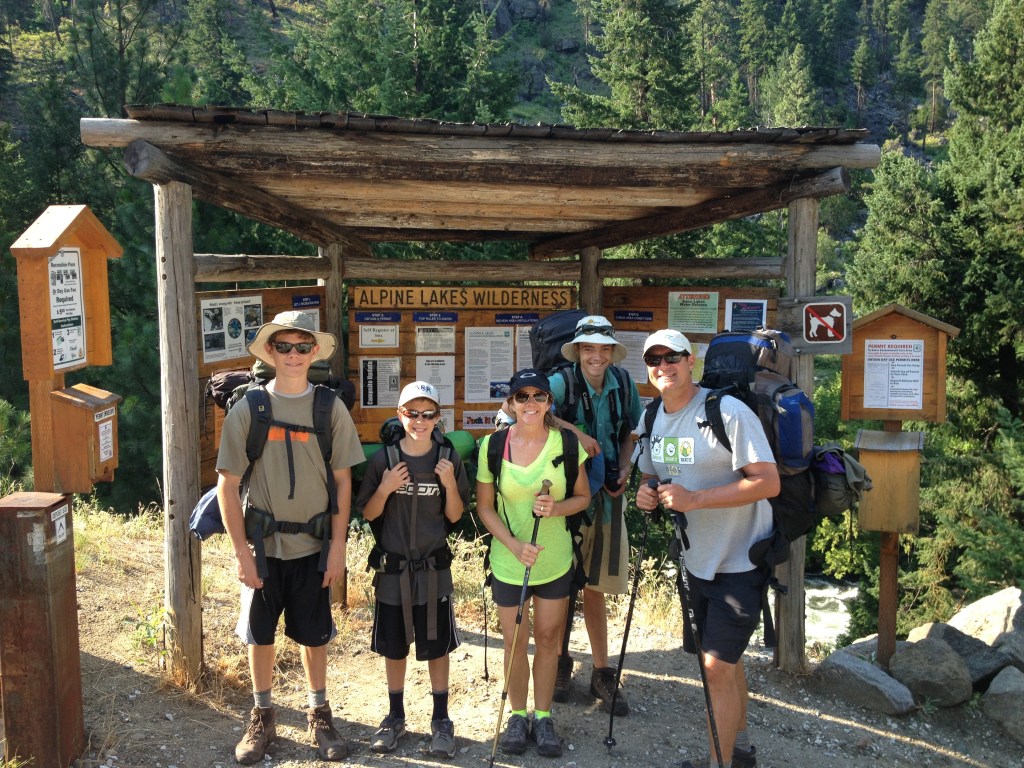 Here we are, in all our pre-hike glory.