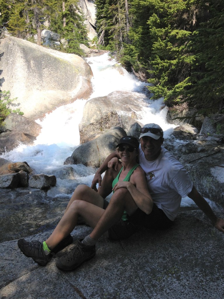 Hubby and I, posing for an "excuse pic" i.e. RESTING!