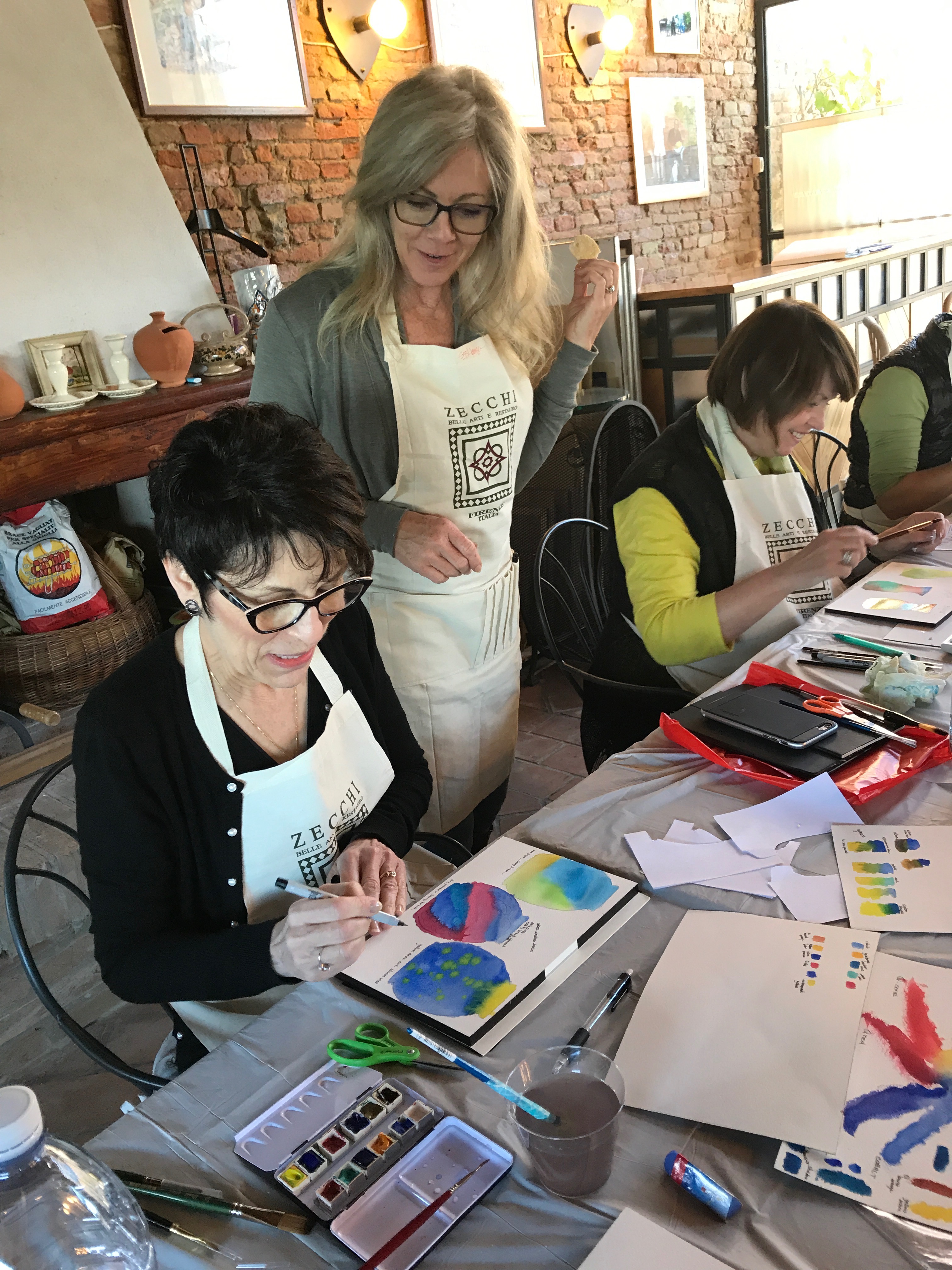 Watercolor painting instruction